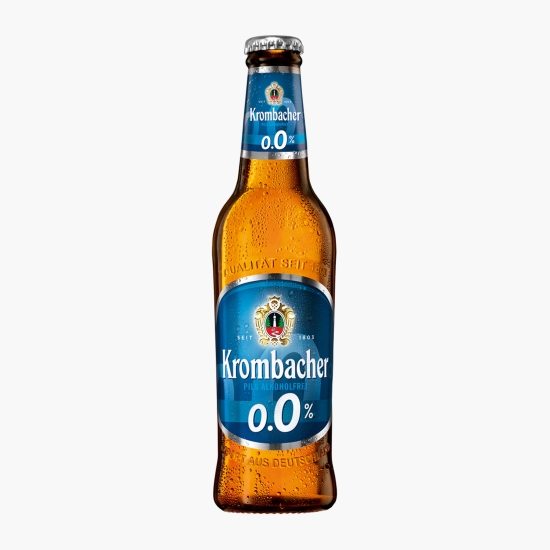 Bere blondă Pils fără alcool, sticlă 330ml