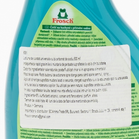 Detergent ecologic spray pentru bucătărie 500ml