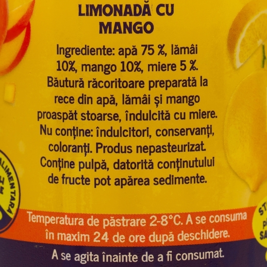 Limonadă cu mango, 0.33l