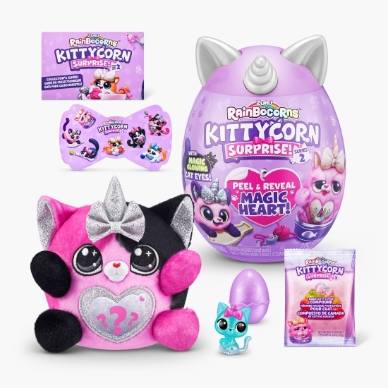 Jucărie de pluș Rainbocorns - pisicuță s2 (surpriză), +3 ani