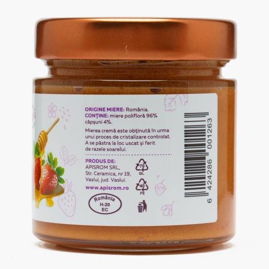Miere cremă cu căpșuni 280g