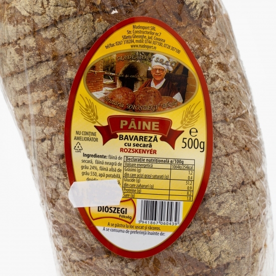 Pâine bavareză cu secară 500g