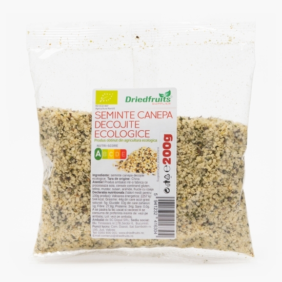 Semințe de cânepă crude decorticate ECO 200g