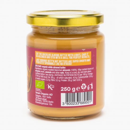 Cremă tartinabilă de migdale eco 250g