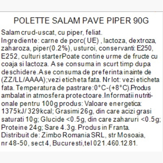 Salam Pave Piper 90g