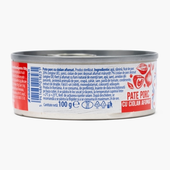Pate de porc cu ciolan afumat 100g