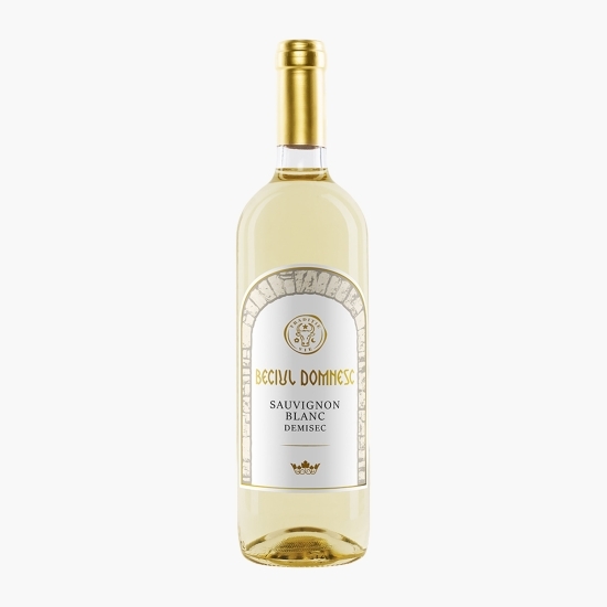 Vin alb demisec Sauvignon Blanc, 13.5%, 0.75l