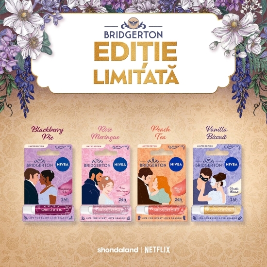 Balsam de buze Peach Tea, ediție limitată Bridgerton 4.8g