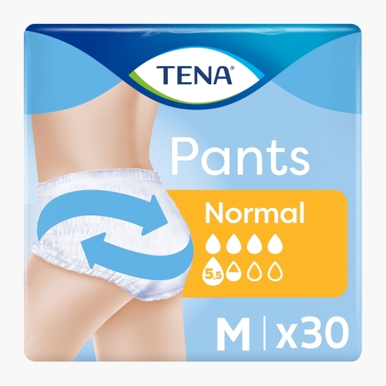 Scutece adulți tip chilot pentru incontinență Pants Normal, mărime M, 30 buc