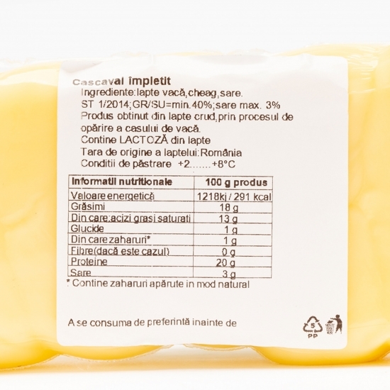 Cașcaval împletit 300g