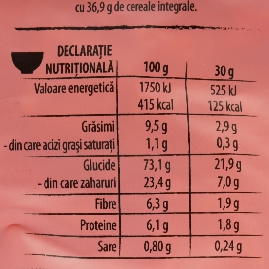 Cereale pentru mic dejun cu căpșuni 450g