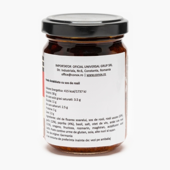Pesto Arrabbiata cu sos de roșii 135g