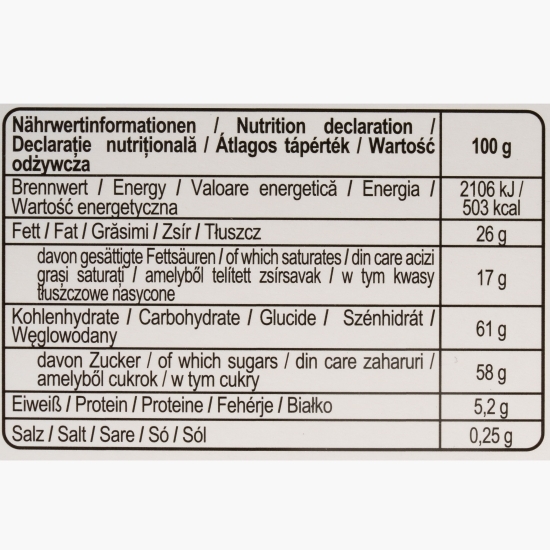 Ciocolată cu lapte cu portocală, biscuiți și scorțișoară 90g