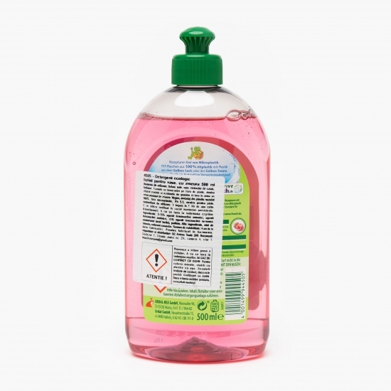 Detergent de vase ecologic cu parfum de zmeură 500ml