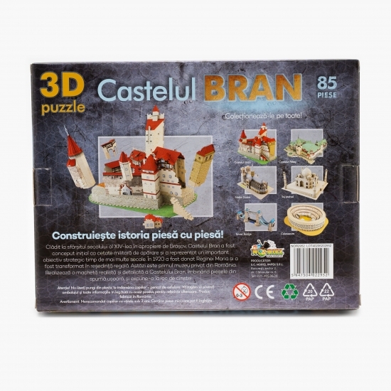 Puzzle 3D- Castelul Bran 3+ ani