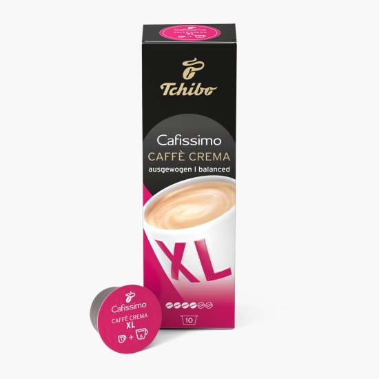 Cafissimo Caffe Crema Balanced XL, 10 băuturi, cafea capsule