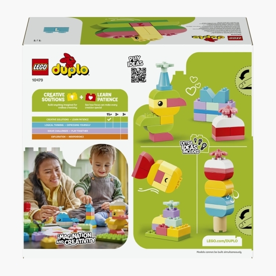Cutie creativă în culori, 10479 Duplo, 80 piese, +1 an jumate