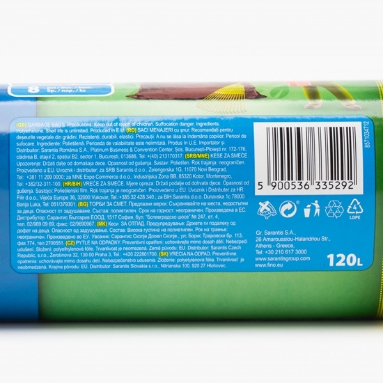 Saci menajeri de grădină 120l 8 buc