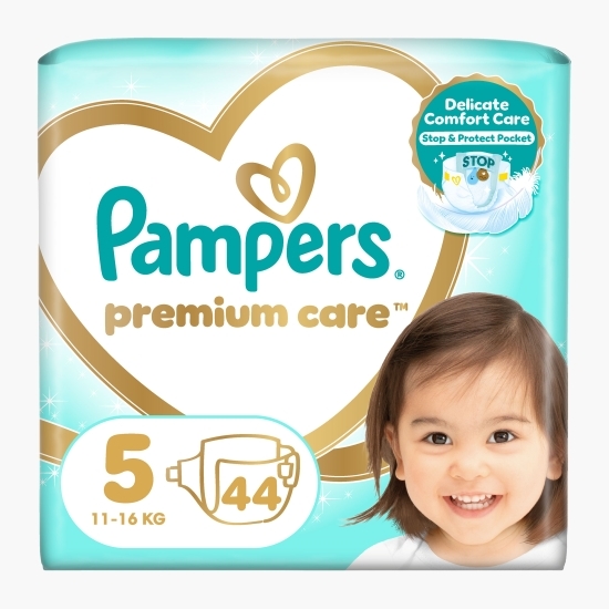 Scutece Premium Care Value Pack, mărimea 5, 11-16kg, 44 buc