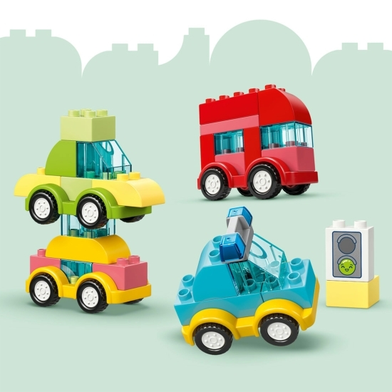 Vehicule creative, 10474 Duplo, 42 piese, +1 an jumate