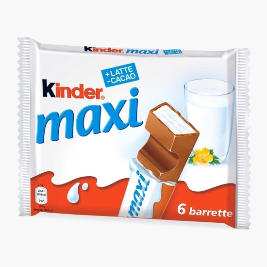 Batoane de ciocolată cu lapte Maxi 6x21g