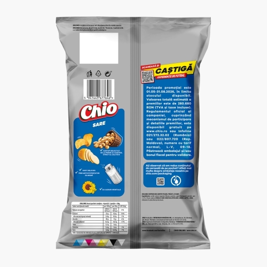 Chipsuri din cartofi cu sare 125g