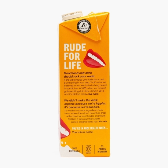Băutură vegetală eco din migdale, fără zahăr adăugat, 1l
