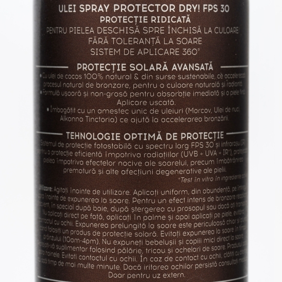 Ulei spray cu protecție solară Dry SPF 30, 150ml