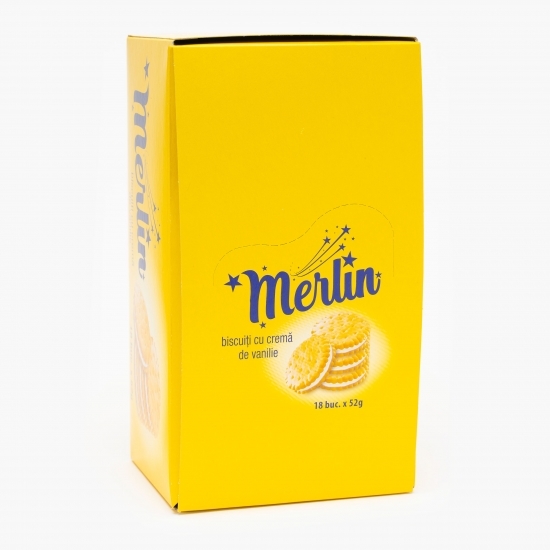 Biscuiți sandwich cu cremă de vanilie 936g (18x52g)