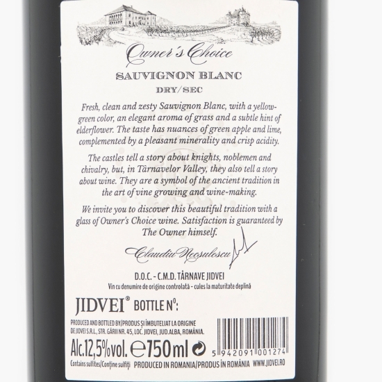 Vin alb sec Ana Sauvignon Blanc, 12.5%, 0.75l