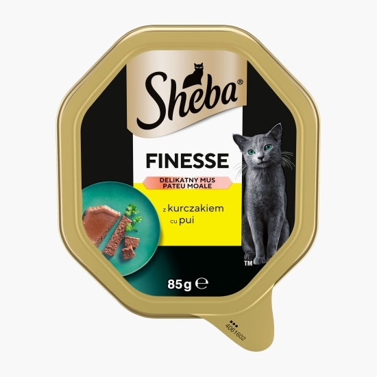Hrană umedă pentru pisici, Mousse Pui Finesse, 85g