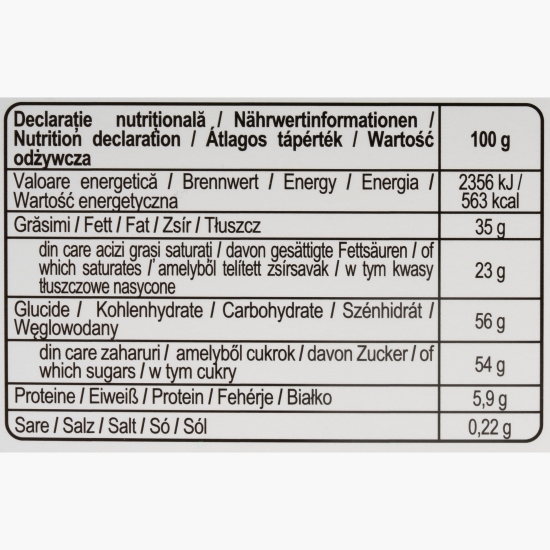 Ciocolată albă cu biscuiți și scorțișoară 90g