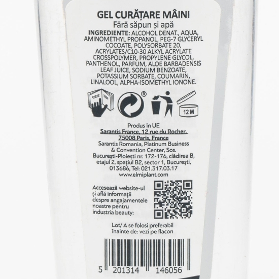 Gel curățare mâini cu aloe vera 80ml