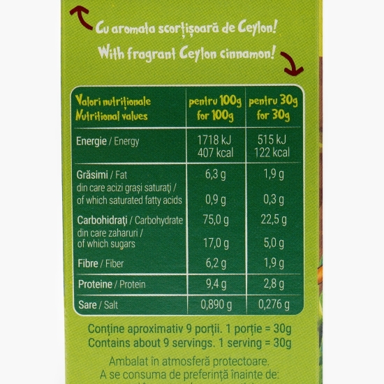Cereale pernuțe cu scorțișoară eco 275g