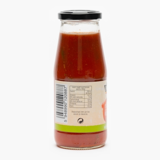 Sos eco Passata Rustica roșii, busuioc și oregano 400g