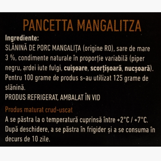 Pancetta mangalița 350g