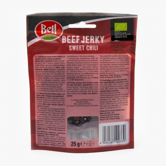 Beef Jerky eco sweet chili 25g