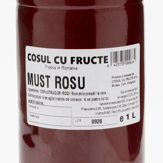 Must roșu România 1l