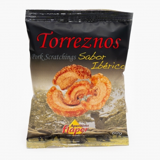 Snacks din șorici de porc cu aromă iberico 60g