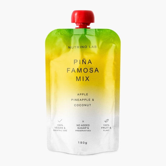 Piure de măr, ananas și nucă de cocos Pina Famosa Mix 180g