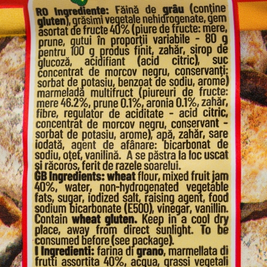 Cornulețe cu gem 400g