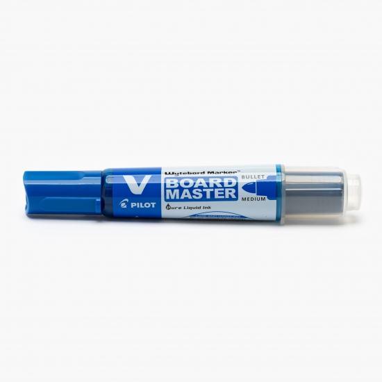 Marker pentru tablă Vboard Master, 2.3 mm vârf rotund, albastru