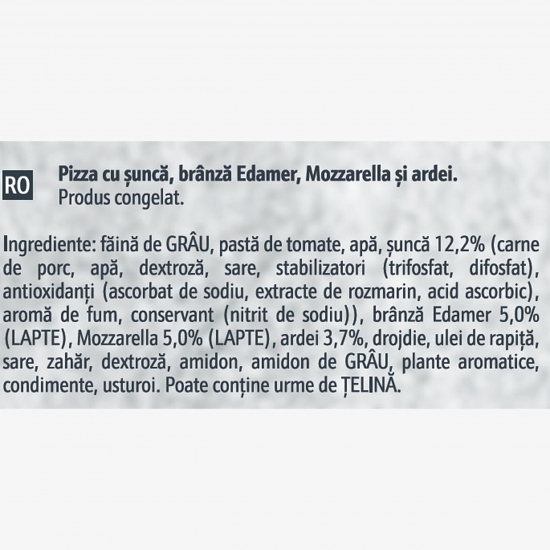 Pizza cu șuncă 410g