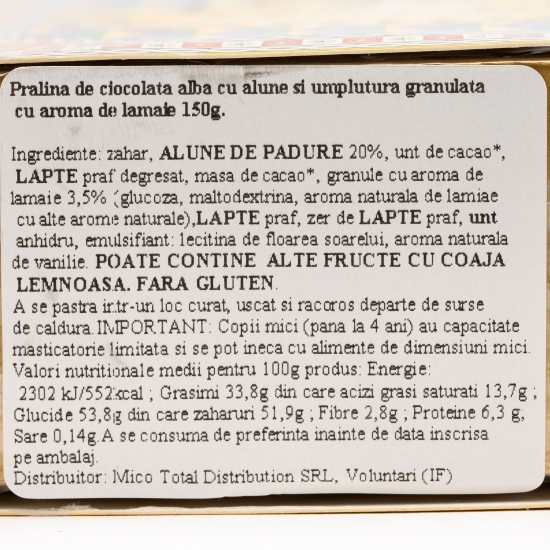 Praline aromă lămâie Bijou, editie limitată Dolce & Gabbana, 150g