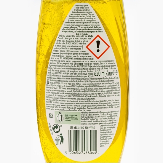 Detergent de vase MaxPower Lemon 650ml
