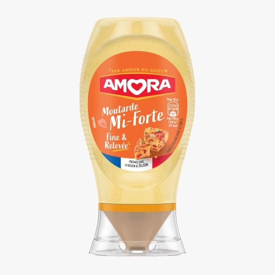 Muștar Dijon mediu iute squeeze, 260g