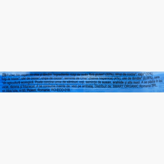 Fursec eco cu chia și lămâie, fără gluten 50g