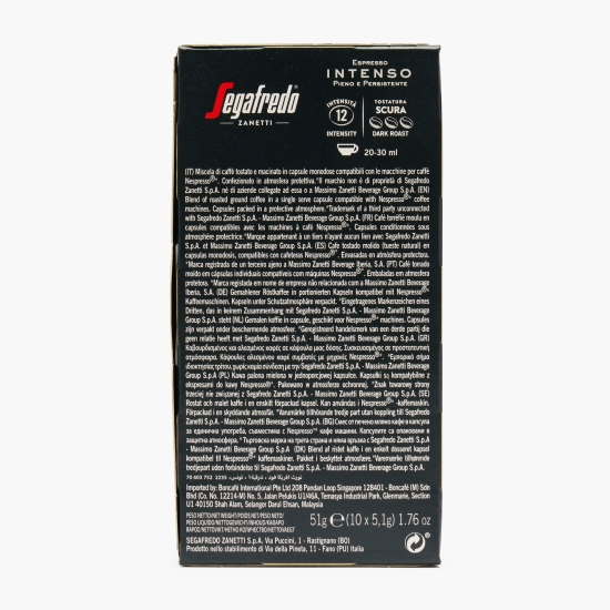 Espresso Intenso, 10 băuturi, 51g, capsule cafea