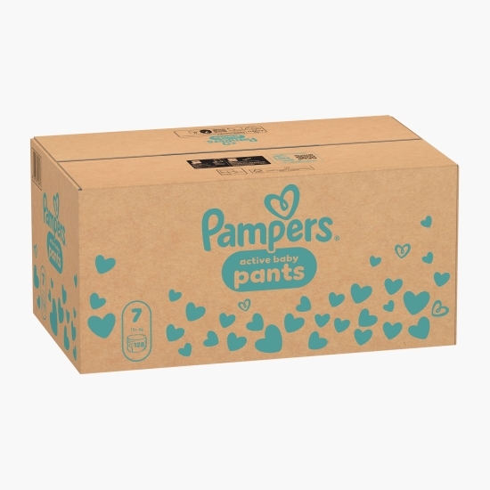 Scutece chiloțel Active Baby Pants XXL Box, mărimea 7, 15+ kg, 128 buc