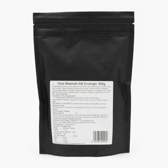 Orez basmati alb ecologic 500g